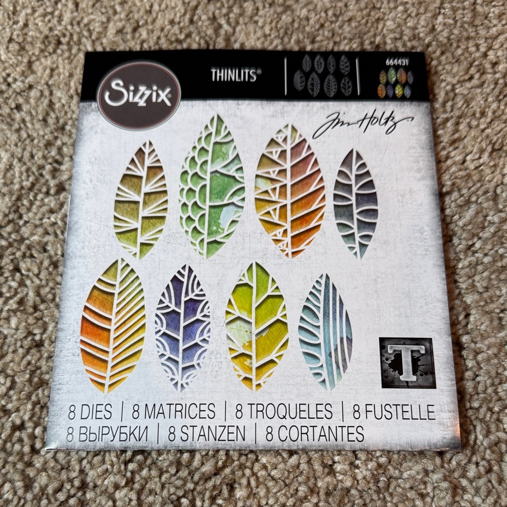 Sizzix Cut Out Leaves Thinlits Die Set